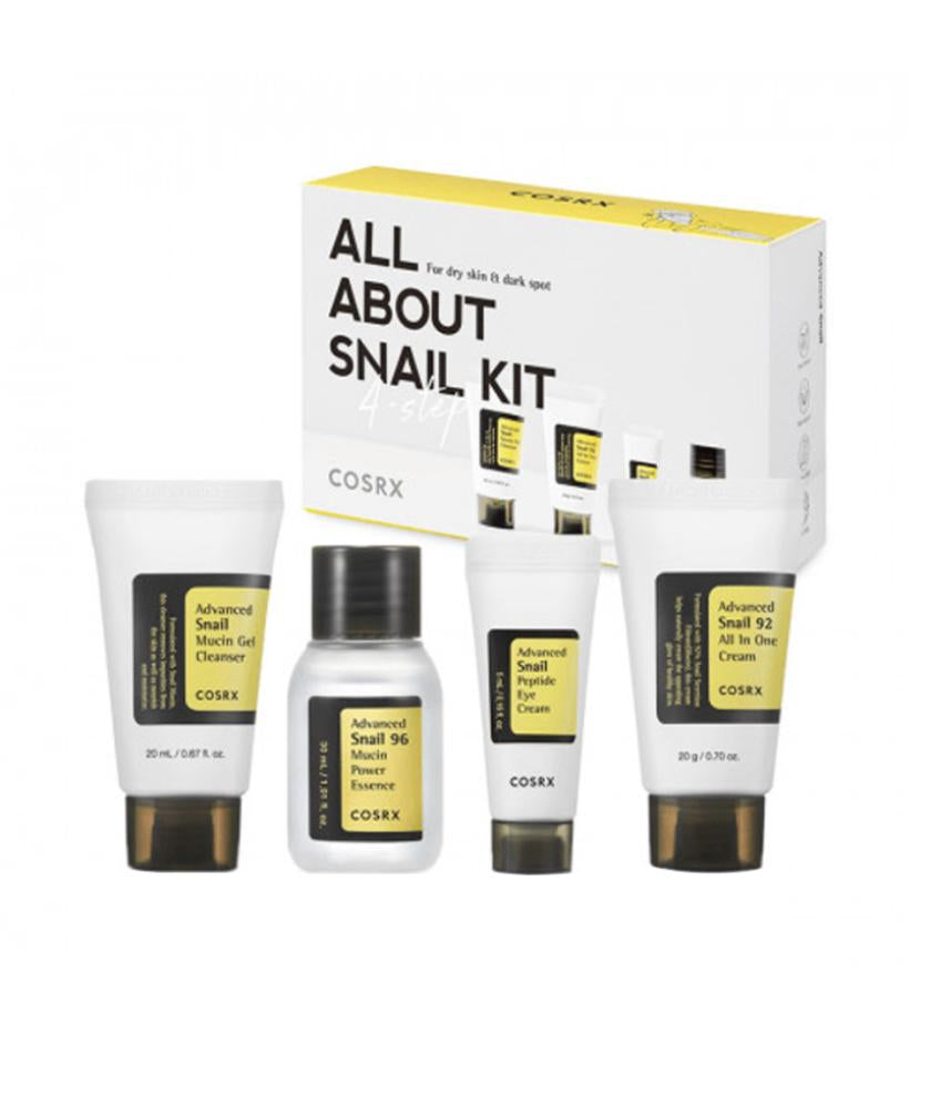 مجموعة العناية بالحلزون من كوسركس – 4 قطع