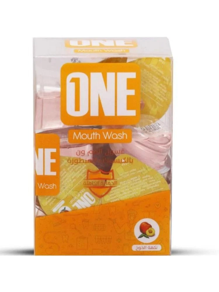 غسول الفم المتطور ذا ون بكبسولات بنكهة الخوخ - 20 كبسولة، 15 مل