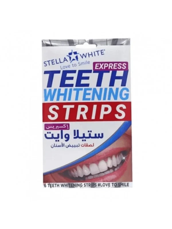 شرائط تبييض الأسنان ستيلا وايت - 6 شرائح