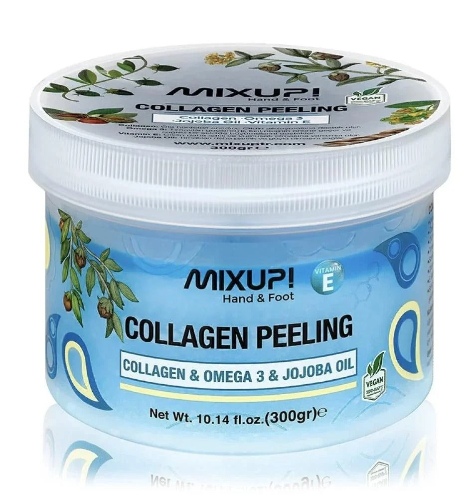 مقشر الكولاجين لليدين والقدمين من ميكس أب - 300 غرام