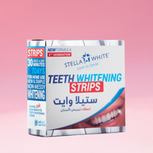 شرائط تبييض الأسنان ستيلا وايت - 28 شريحة
