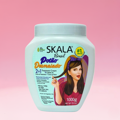 كريم سكالا إكسبرت بوتاو ديسميدو للعناية بالشعر، وحمام زيتي، وتصفيف الشعر، 1000 غرام