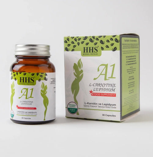 مكمل غذائي HHS A1 إل كارنيتين مع ليبيديوم لدعم حرق الدهون وزيادة الطاقة وتحسين الأداء البدني