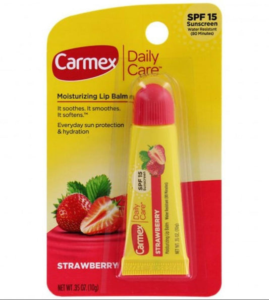 مرطب شفاه كارمكس بالفراولة مع عامل حماية من الشمس 15 – 10 غرام