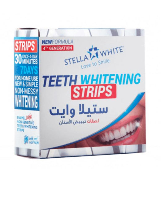 شرائط تبييض الأسنان ستيلا وايت – 28 شريطًا