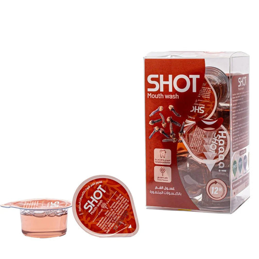 كبسولات غسول الفم شوت أدفانسد - بنكهة القرنفل، 20 كبسولة (15 مل لكل كبسولة)