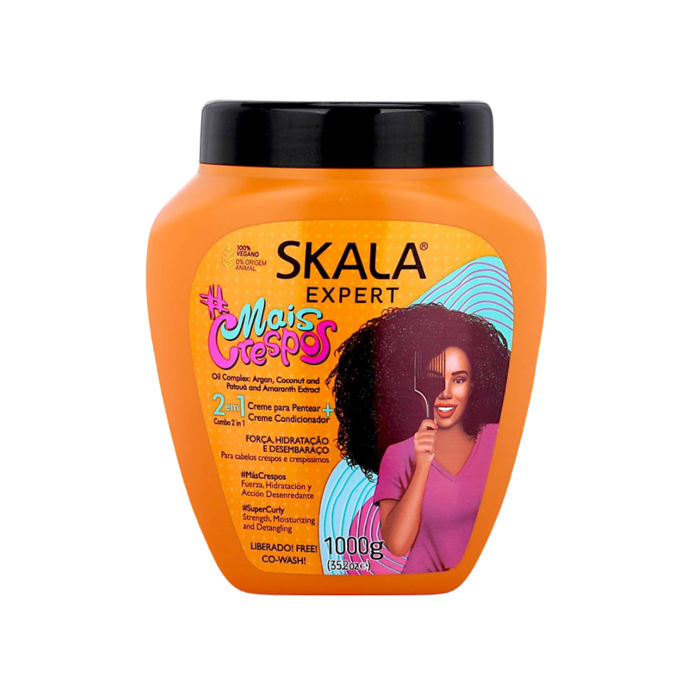 كريم وبلسم الشعر سكالا إكسبرت كريسبو بزيت الأرغان وزيت جوز الهند وفيتامين هـ - 1000 غرام