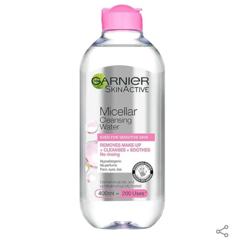 ماء ميسيلار من غارنييه - منظف ومزيل مكياج، 400 مل
