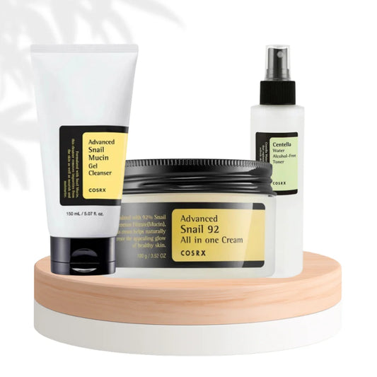  مجموعة روتين الحلزون الكوري لترميم البشرة 